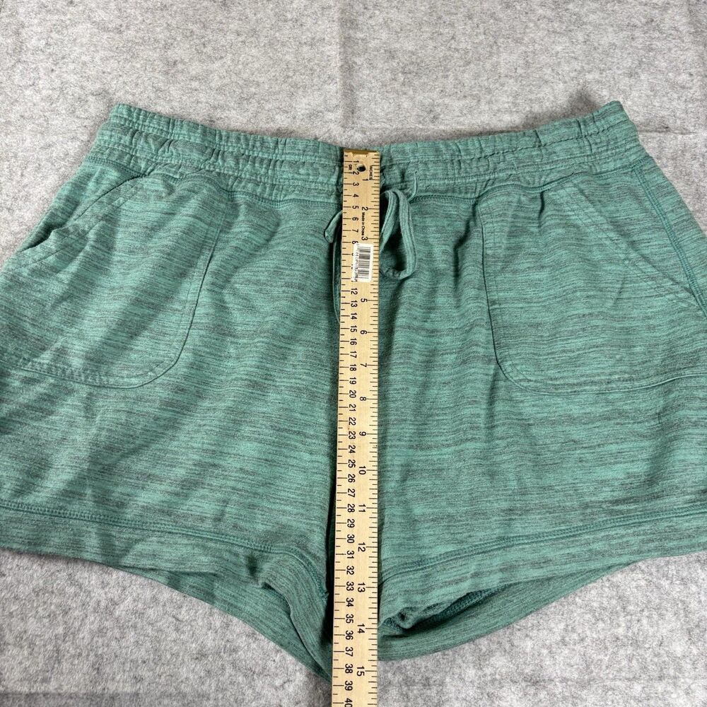 Green Casual Comfy Lounge Drawstring Sweat Shorts Womens 2XL XXL Set / Lot Of 2 - Picture 15 of 15